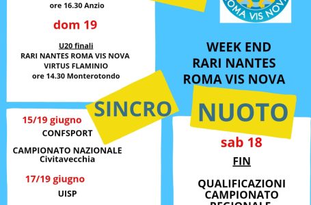 Programma gare 18-19 giugno 2022