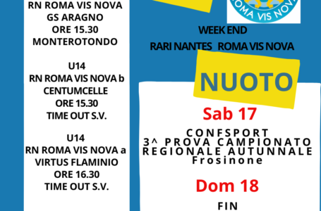 Programma fine settimana 17 e 18 dicembre
